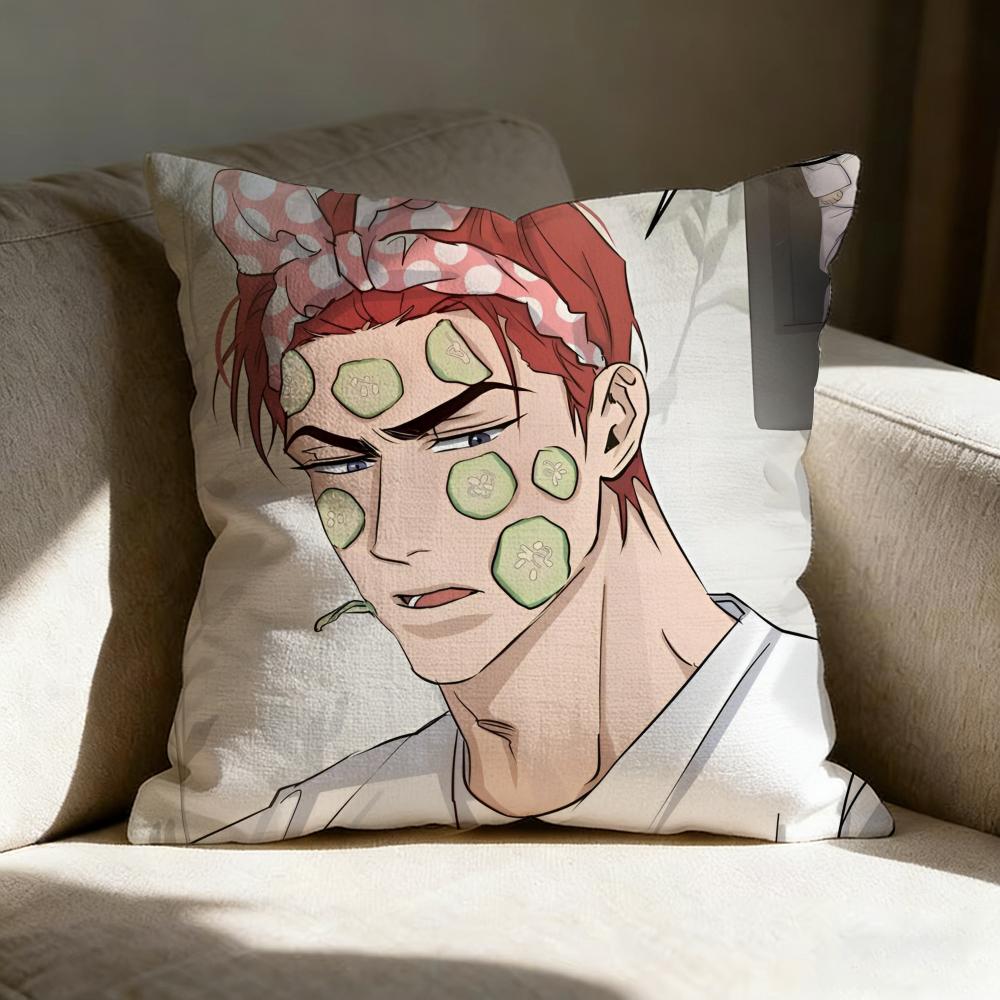 Bl Anime Manga H-High Clear Pillow Case pillowcase, double-sided printed, sofa cushion, bedroom headboard pillow