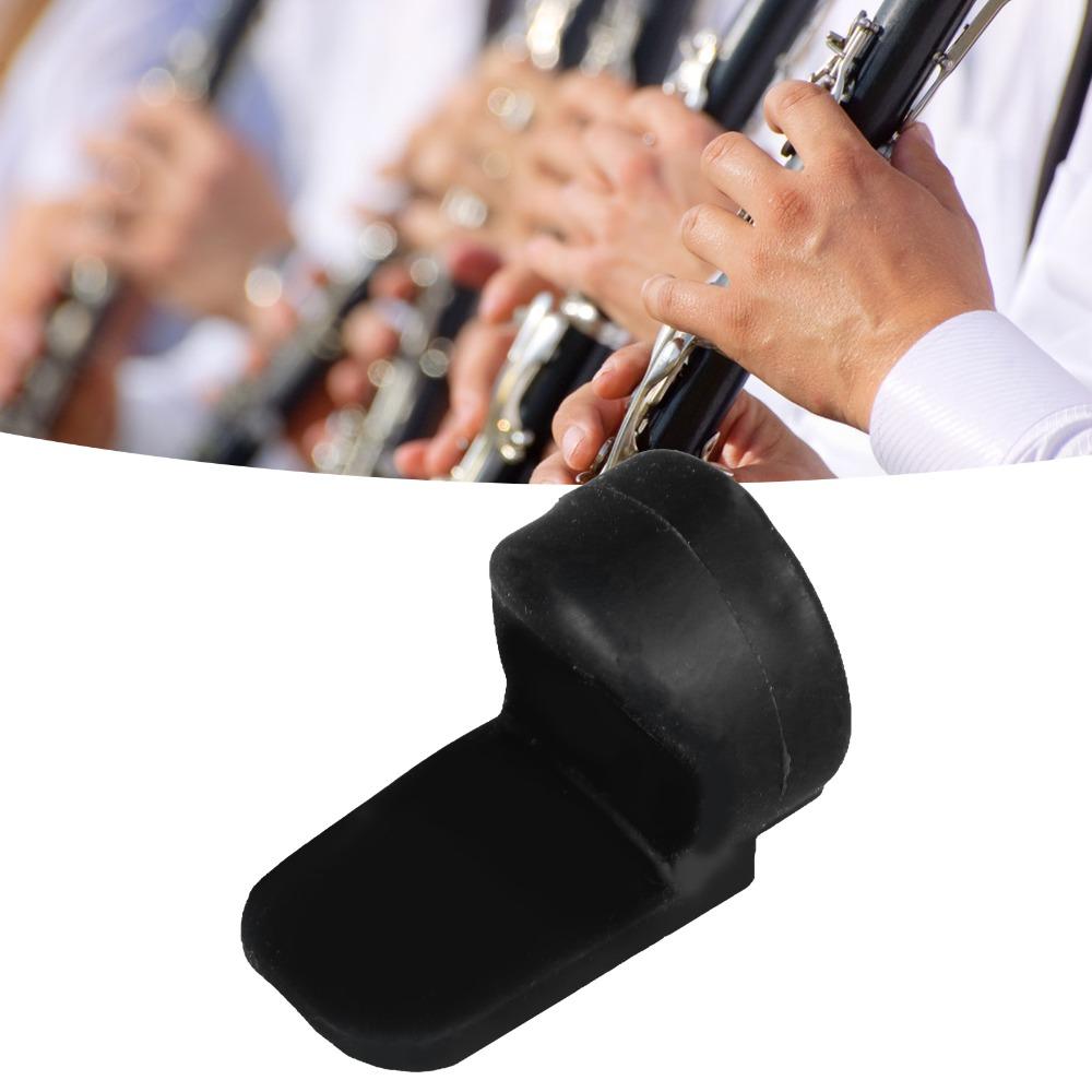2PCS Black Color Thumb Rest Cushion Silicone Material Silicone Thumb Protector For Clarinet