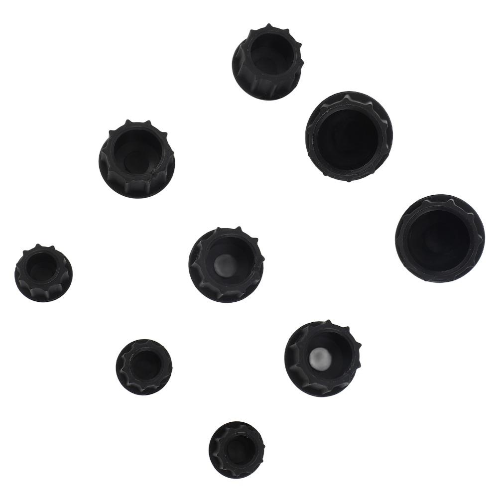 9pcs Rustproof Frame Hole Plug Smooth Side Body Frame Panel for BMW R1200GS LC Adventure 14-18 BMW