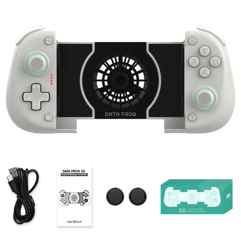 Manette de jeu Bluetooth, compatible avec Android/PC/Switch, avec ventilateur de refroidissement