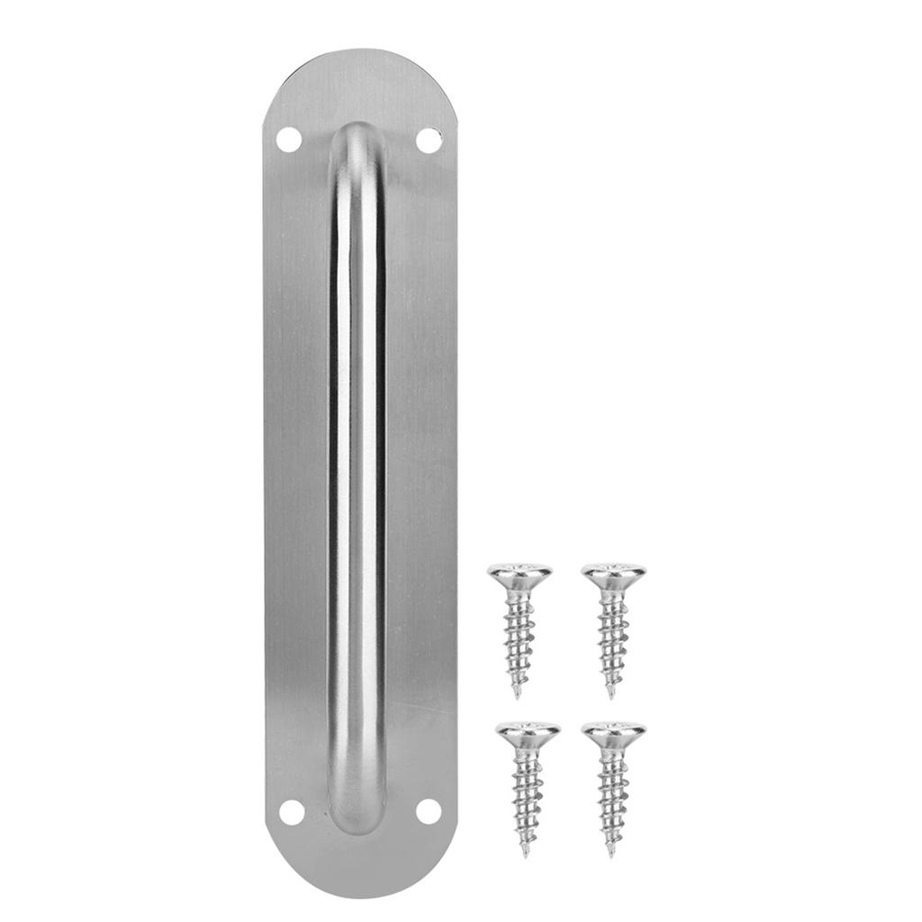 Stainless Steel Pull and Push Plate Door Access Door Pull Handle with Screws