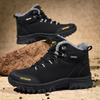 Brand Men Winter Snow Boots Waterproof Leather Sneakers Super Warm Men's Boots Outdoor Male Hiking Boots Work Shoes Size 39-46