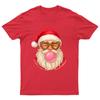 Santa Bubblegum Christmas Holiday TShirt Unisex Gift Retro Funny Unisexs