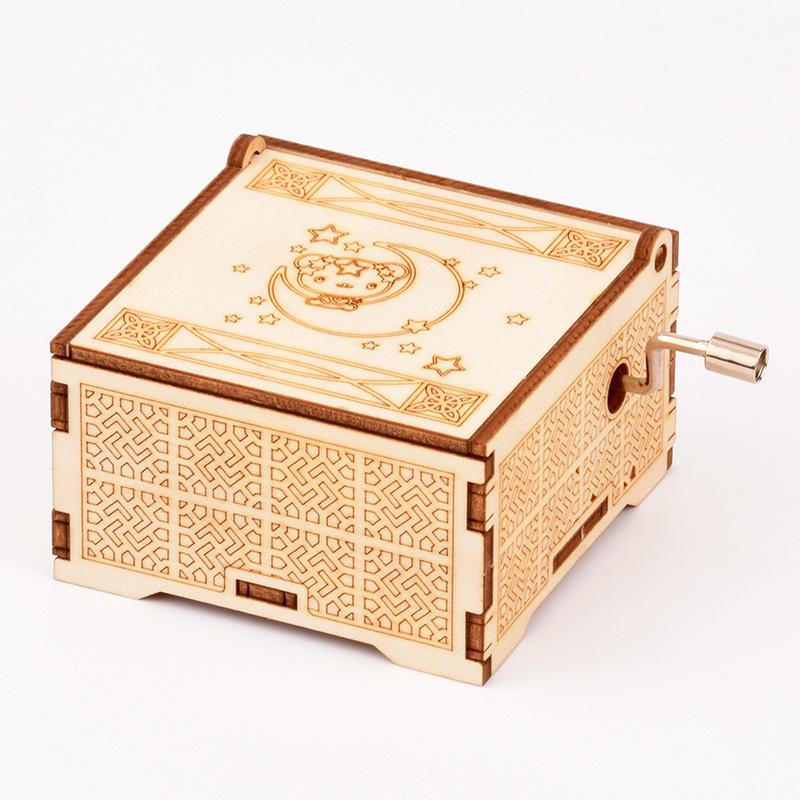 

FEOOE креативные деревянные детские развивающие игрушки деревянная 3D головоломка для взрослых классическая музыкальная шкатулка CJ