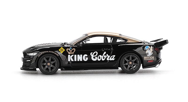 Sunrich MINI GT Shelby GT500 Dragon Snake Concept Finished Model 1/64 Black/Gold (Left-Hand Drive) MGT01130-L