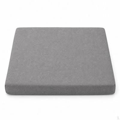 Natural Latex Seat Cushion for Office, Classroom, Dorm, or Home Chairs 25x35cm, 7cm Thickness Linen