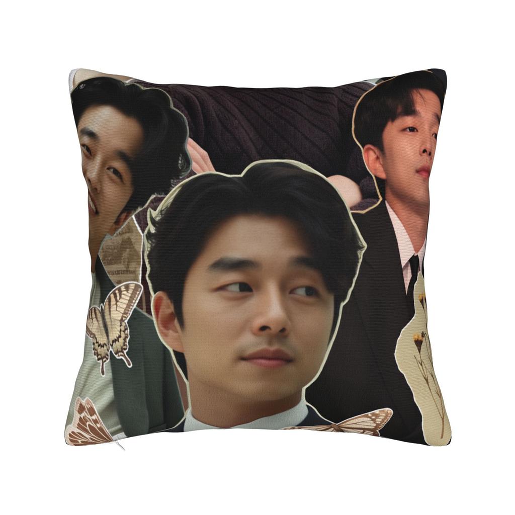 Gong Yoo Pillowcases Morden Pillow Case For Sofa Bedroom Home Decor Comfy Pillow Cover