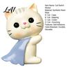 Animal Wall Art for Kids Room Cute Cat Light Switch Sticker Adorable Kitten Self‑Adhesive Socket Panel Decor Cover Decor Indoor Home Bedroom