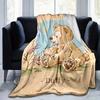 1pc, Duffy (7) Cozy Flannel Throw Blanket, Perfect Gift for Bedroom, Living Room, Travel, Camping, Car, Beach, Office Naps, Ideal Sofa Blanket, Outdoo