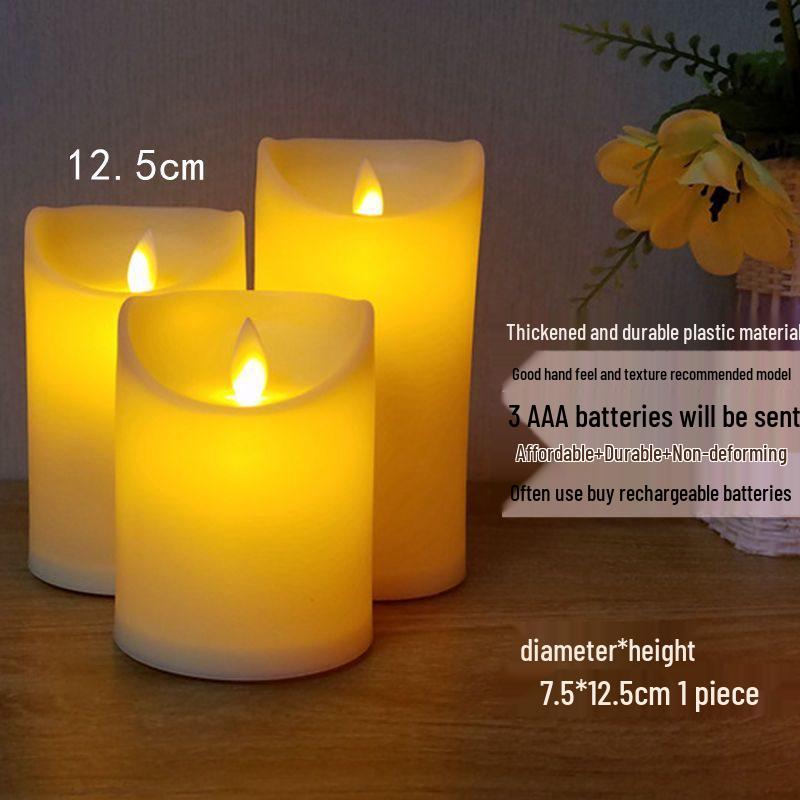 Rechargeable LED Candle Lights with Remote Control for Weddings, Birthdays, and Romantic Proposals