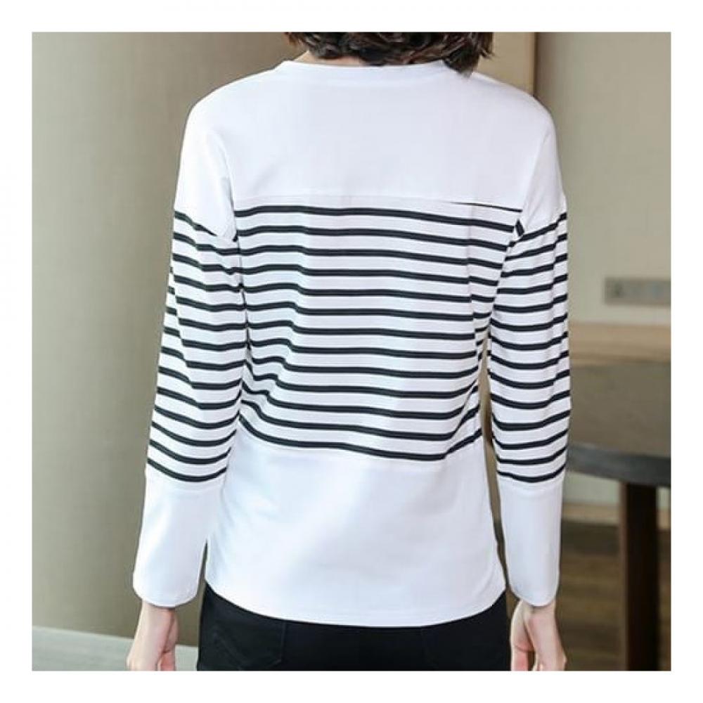 Navava NT1359 Long Sleeve STriped T shirT