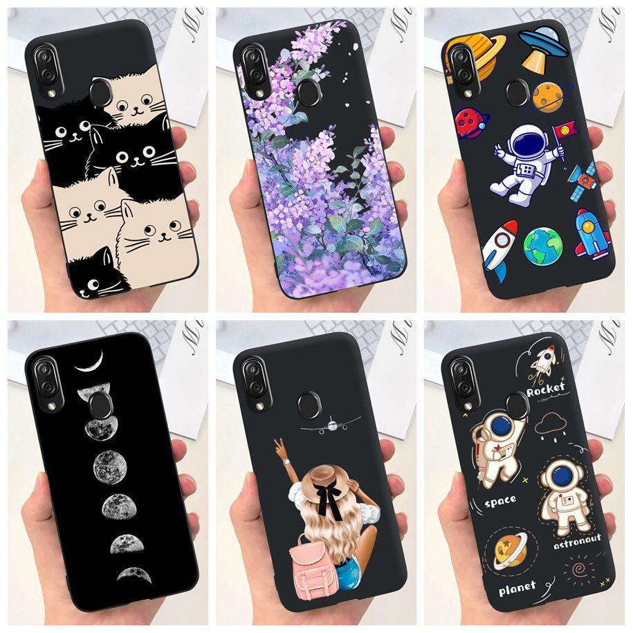 Für ZTE Blade V10 Vita 2019 Hülle Mode Blume Astronaut Silikon Stoßfester Bumper Für ZTE Blade V10 V 10 BladeV10 Vita Fundas