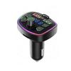 Auto Bluetooth 5.0 FM-Transmitter PD 18W Typ-C Dual USB 4.2A Schnellladegerät LED-Hintergrundbeleuchtung Atmosphärenlicht MP3-Player Verlustfreie Musik