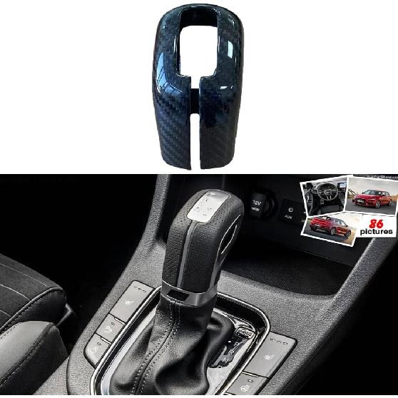 

YOUTOOCAR Real Carbon Fiber Gear Shift Cover Trim Compatible with Hyundai i20N i30N Kona N Elantra CN7 N Veloster N-Line Interior Moulding Carbon Fiber