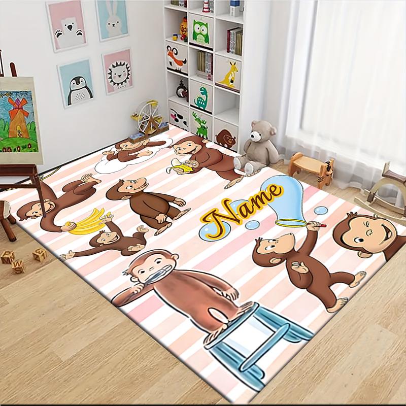 Custom Name "Power Elements" Carpet Rug Customizable Soft Washable Anti-Slip Home Living Room Sofa Mats Personalized Rug. 0909418