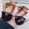 New Fashion Unisex Sunglasses UV400 Protection Luxury Round Frame Outdoor Sunshade Glasses Trendy Eyewear