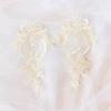 2pcs Organza Fabric Lace Applique Patch Handmade Craft DIY Sewing Lace Accessories  Quilting
