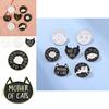 Creative Cartoon Cat Brooch Stylish Personalized Letter Pin For Fashion Accessories