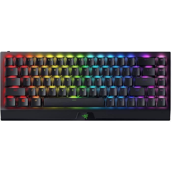 Clavier mécanique - Razer - BlackWidow V3 Mini - Sans fil - Rétroéclairé - QWERTY