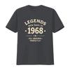 Vintage Retro 1968 Birthday Legends Born Slogan Print Casual T Shirt Vintage Designer Clothes Versatile Comfortable