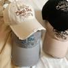 Letter Fashion Embroidered Baseball Cap Women Cotton Sun Protection Casual Hat