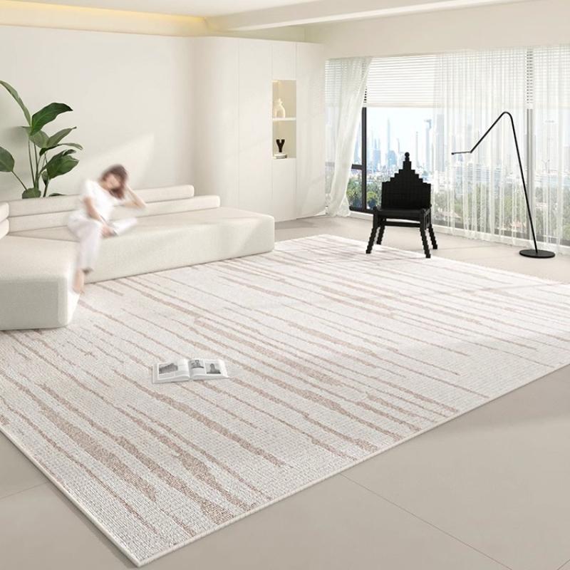 Large Area Carpets for Living Room Light Luxury Bedroom Decor Line Carpet Washable Lounge Soft Floor Mat Anti-slip Cloakroom Rug