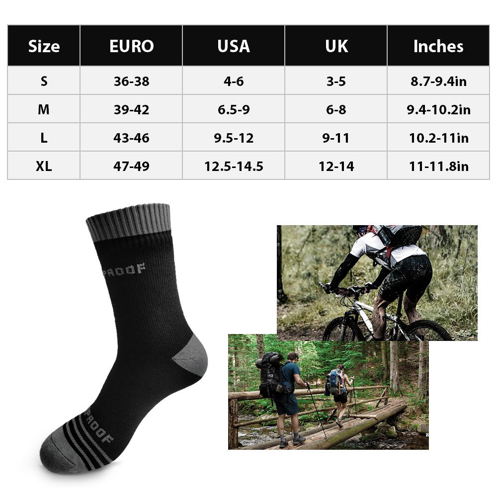 Waterproof Breathable Socks for Men Women Outdoor Sports Hiking Skiing Socks