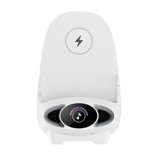 Portable Wireless Charger Mini Charging Station Wide Compatible Phone Stand Holder Bracket