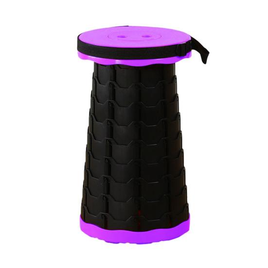 Yousheng Retractable Stool with Carrying Handle Portable Height Adjustable Lightweight Heavy Duty Outdoor Camping Picnic Fishing Telescoping Folding
