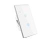 2023 New Arriving Touch Wall Switch Tuya Smart Home Wall Switch US & EU Standard 1/2/3/4 Gang Wall Switch with Metal Bezel