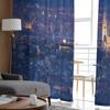 Paris Cityscape Tulle Sheer Window Curtains For Living Room The Bedroom Modern Chiffon Voile Organza Curtains Decor Drapes