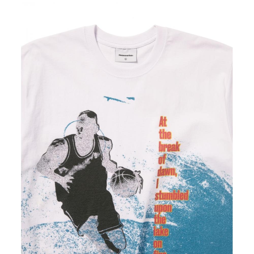 Thisisneverthat Full Court Tee White