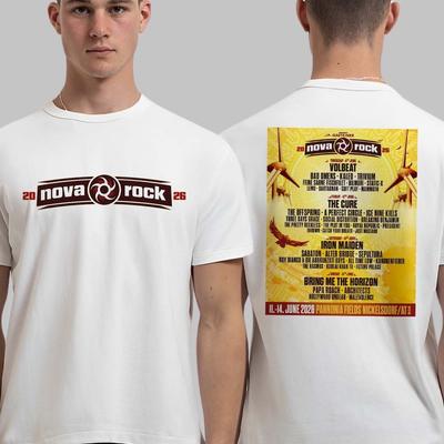 Nova Rock 2026 Pannonia Field Nickelsdorf Austria Full Lineup On Jun 11-14 Shirt