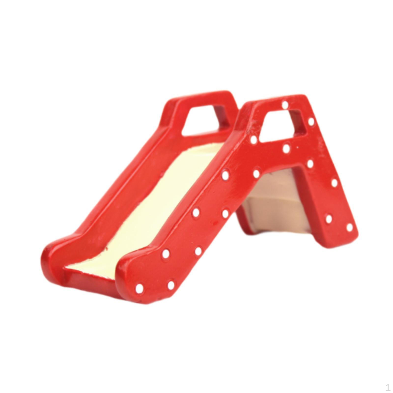 

Очаровательный декор для столешницы в виде мини-горки для детей и взрослых красный