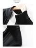 Men's 8503 High Neck Zipper Cotton Sweater - Slim Fit Winter Cardigan