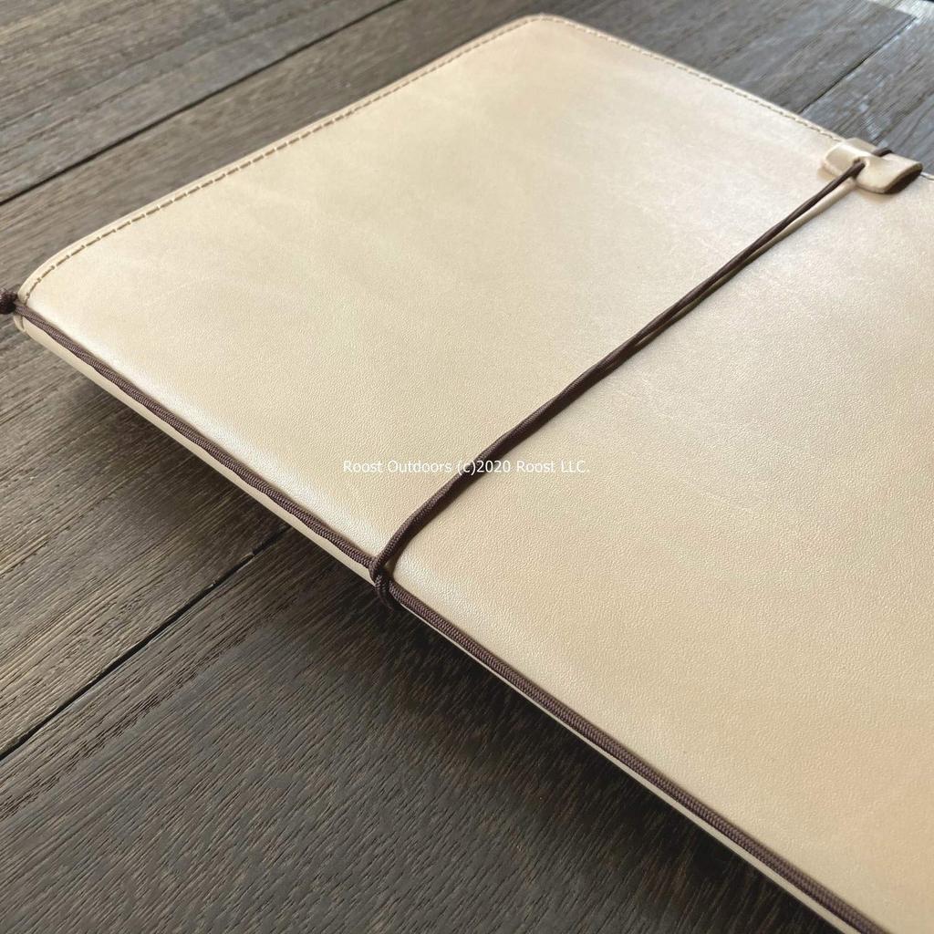 Roost Outdoors Genuine Leather Notebook Cover B5 Semi-B5 Leather Notebook Cover Natural Leather