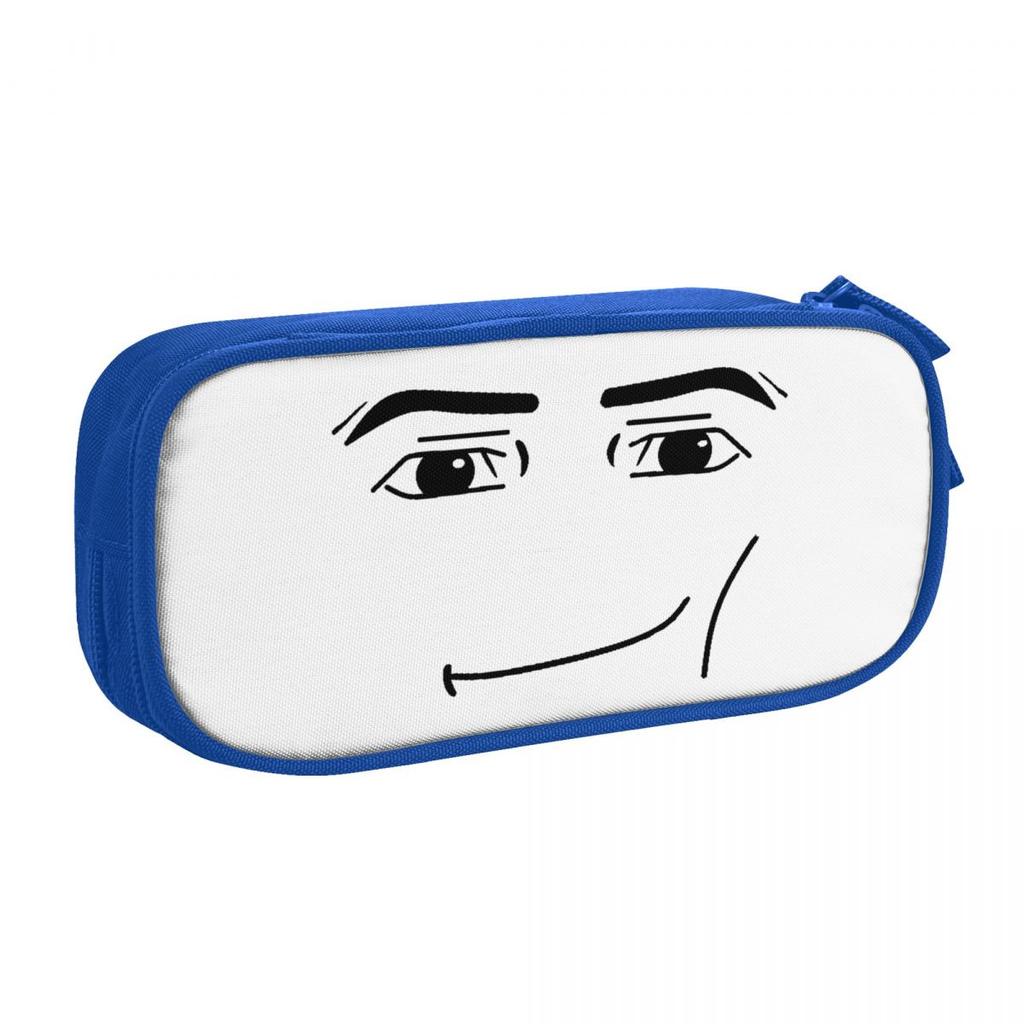 Anime Robot-Robloxed Face Pencil Cases Pencil Pouch Pen Box for Girl Boy Large Storage Bags School Supplies Zipper Stationery