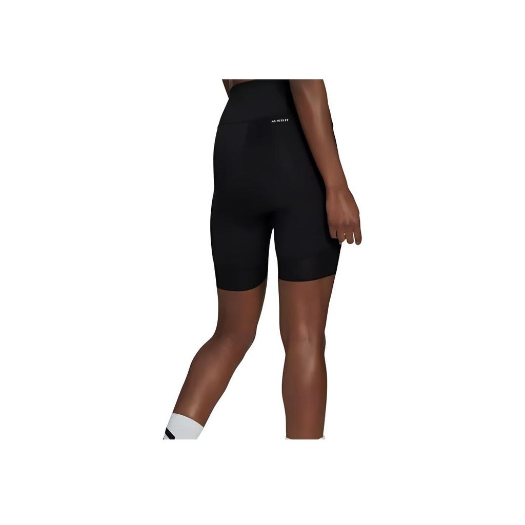 adidas Logo Striped Slim Fit Sports Shorts Women Shorts Black GM6731