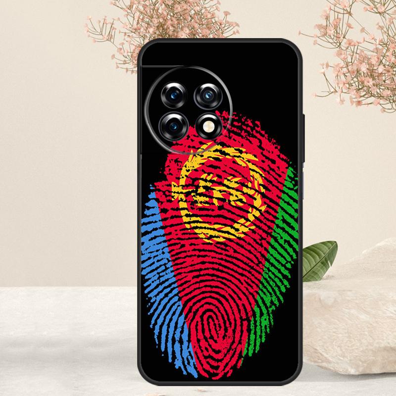 Eritrea Flag Case For OnePlus 15 R 13T 13 13R 12 12R 11 10R 10T 10 Pro Nord 5 CE 4 2 3 Lite N20 N30 Cover