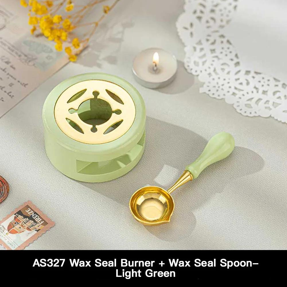 Wedding Invitations Cards Sealing Wax Stamps Set Solid Wood Vintage Wax Seal Stamp Heating Stove Kit Envelopes Gift Packing