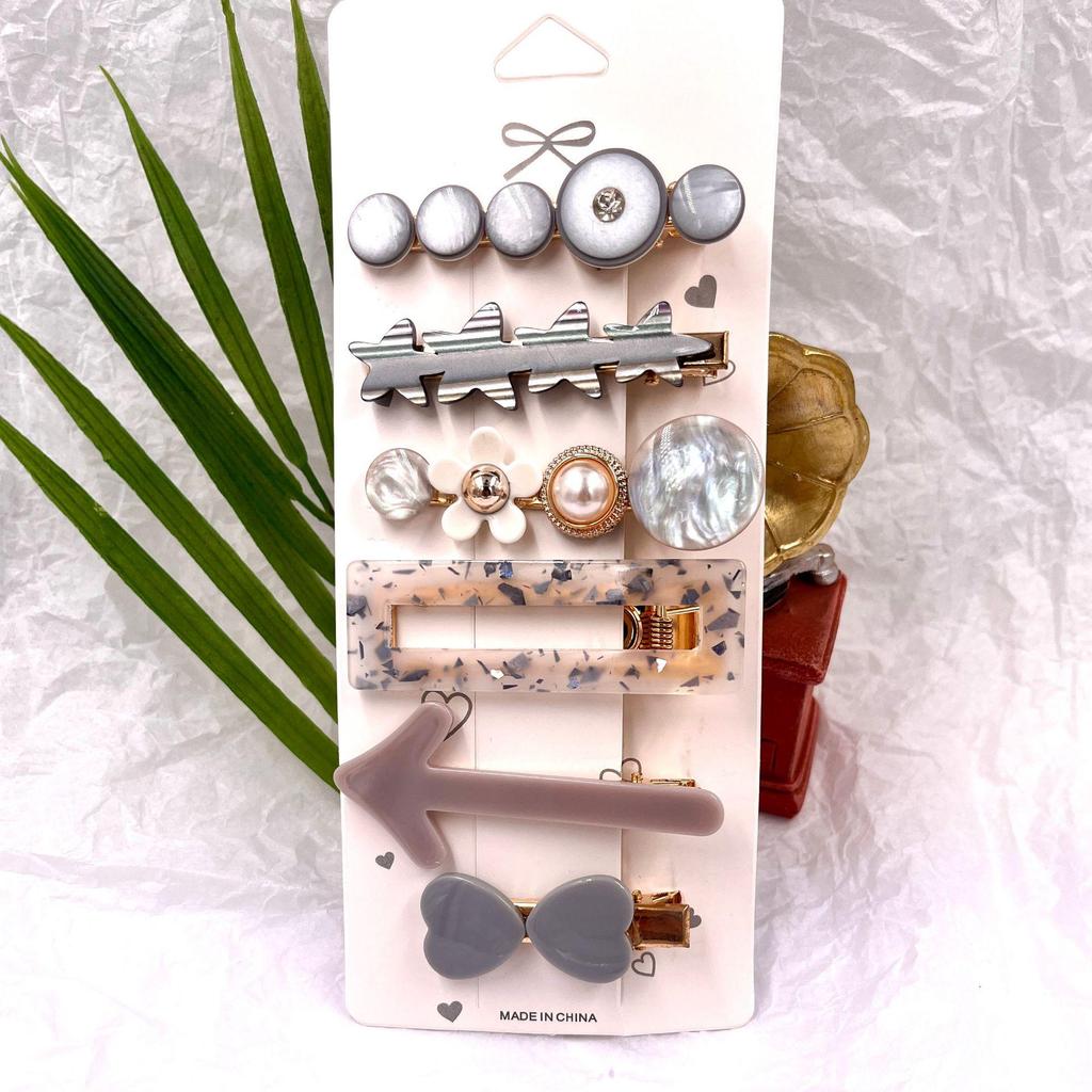 Women's Floral Pearl Hair Clip Accessory