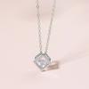 Top Quality Hollow Out Cube Crystalline Rose Gold Color Color Pendant Necklaces Jewelry Austrian Crystal Stone Zyn279 Zyn425Fashion Pendant