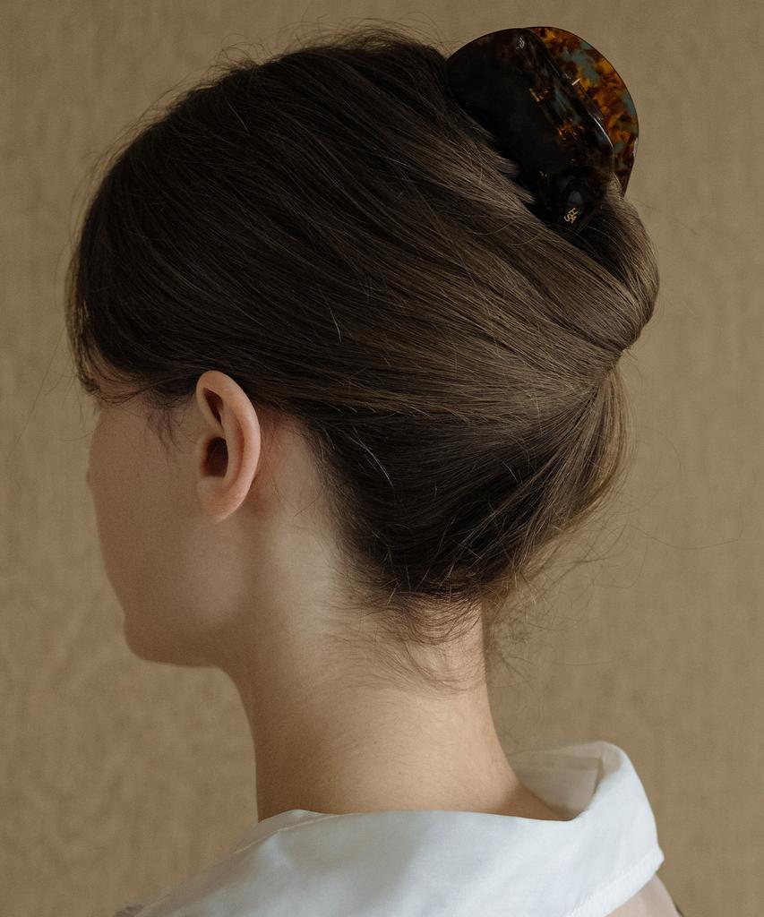 Has En012 Cellulose Circle Hair Clip (2Colors)