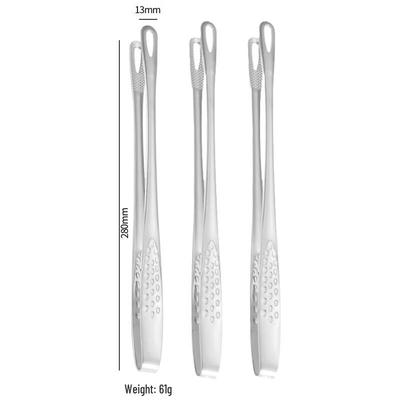 304 Stainless Steel BBQ & Food Tongs - Large, 3-Pack