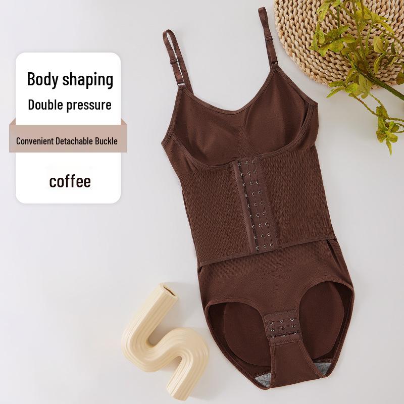 Women's Tummy Control Bodysuit: Open Crotch, Butt Lifting, Shaping, Strappy Lingerie, Elastic Waist Trainer