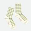 YELLOWSOCKS LINE CHECK MINT