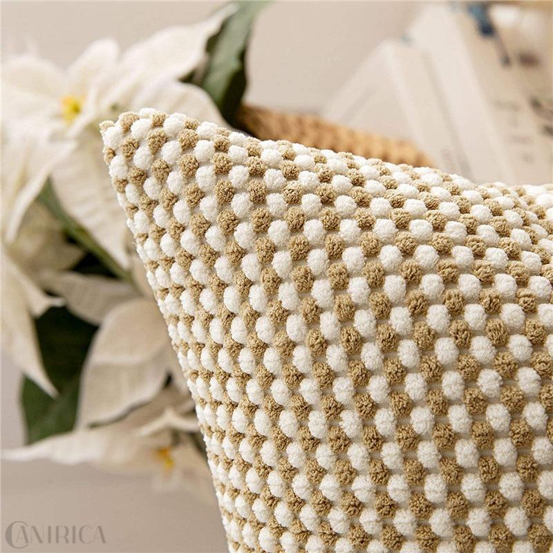 

Наволочка в клетку «Ананас» Вельвет Скандинавский Домашний Гостиная Диван Чехол для подушки Гостиная Подушка Отель 45*45cm