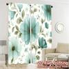 2D FLAT PRINTING 2pcs Curtains (Without Rod) Floral Elegance Design (7) Saint Patrick is Day Festival Chic Print Curtains