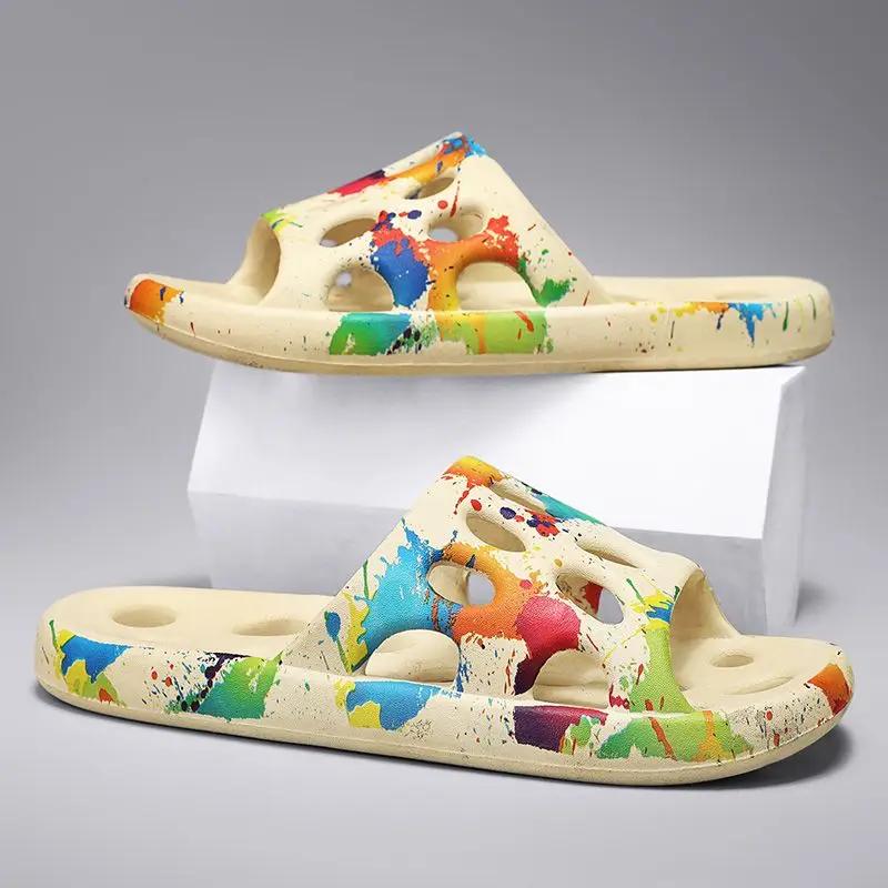 Fashion Slides Sabot Black Eva Height Beach Male Slipper Heather Fun High Quality Fashion Y2k Adult Designer Luxury Elegant Men's Shoe