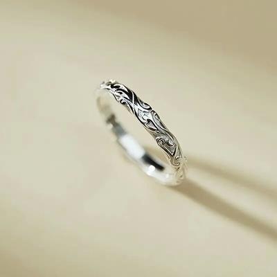 Simple Fashion Hot Selling Pattern Niche Ring Women Handmade Tail Ring Index Ring Party Accessories